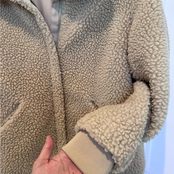 H&M Tan Teddy Jacket - Picture 3 of 8